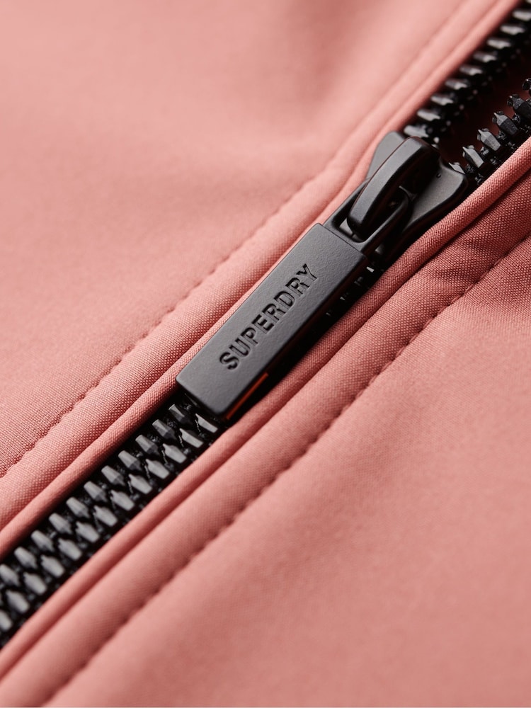 Superdry Withered Rose Hooded Soft Shell Trekker Jacket - Image 5 of 5