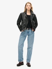 Superdry Black Long Sleeve Jersey Top - Image 2 of 6