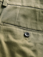 Barbour® Green Cotton 100% Cotton Chinos - Image 7 of 12