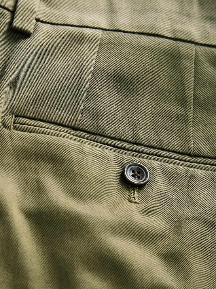 Barbour® Green Cotton 100% Cotton Chinos - Image 7 of 12