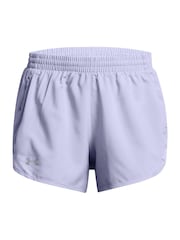 Under Armour Blue Fly By 3'' Shorts - Image 5 of 6