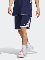 adidas Blue 3G Speed Basketball Aeroready Shorts - Image 1 of 6