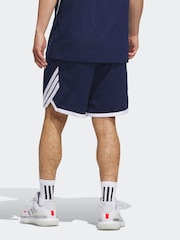 adidas Blue 3G Speed Basketball Aeroready Shorts - Image 2 of 6