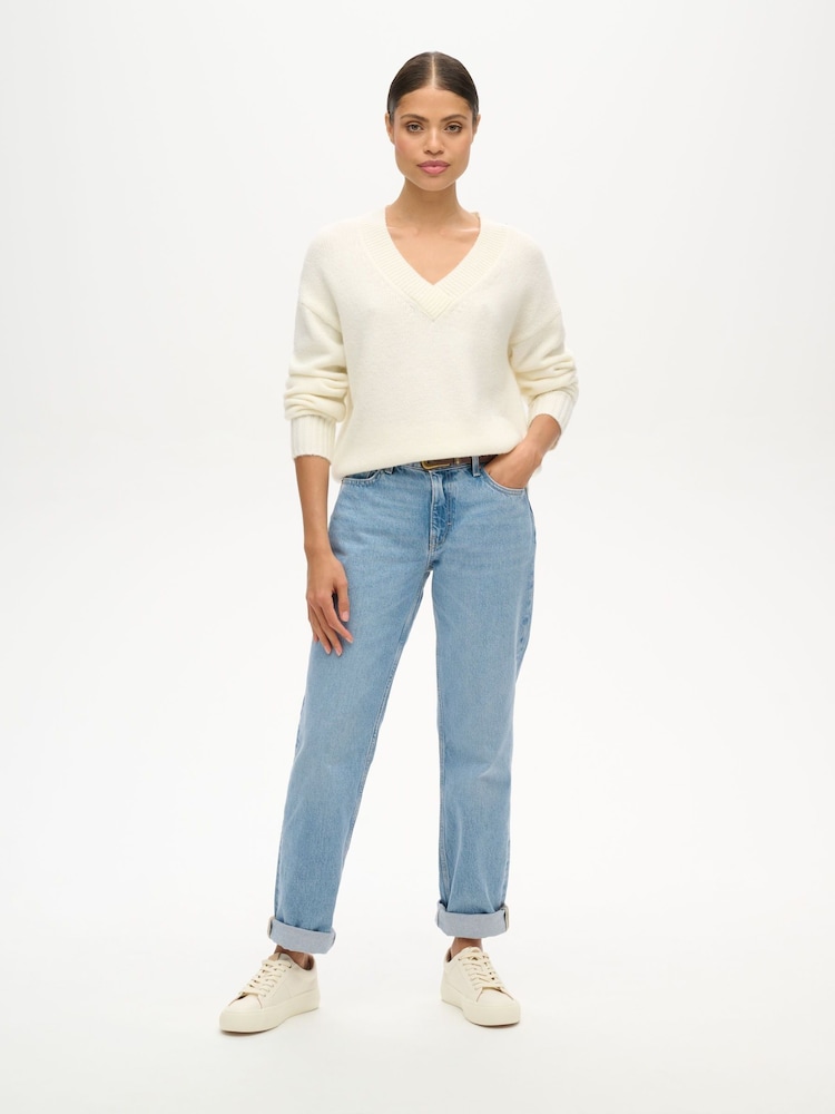 Suéter Superdry Essential com decote em V - Imagem 2 de 7