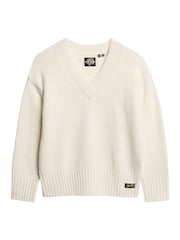 Suéter Superdry Essential com decote em V - Imagem 5 de 7