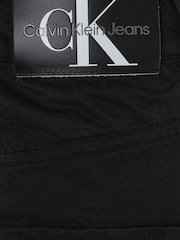 Calvin Klein Jeans Logo Belt High Rise Relaxed Black Joggers - Image 5 of 5