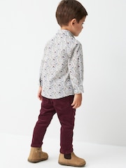 Pink Smart Floral Print Shirt (3mths-7yrs) - Image 3 of 7