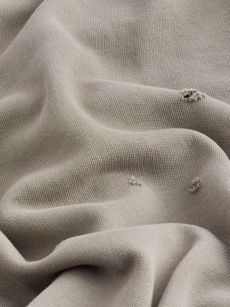 Neutral EDIT Oversized Ripped Sweatshirt - Image 8 of 8
