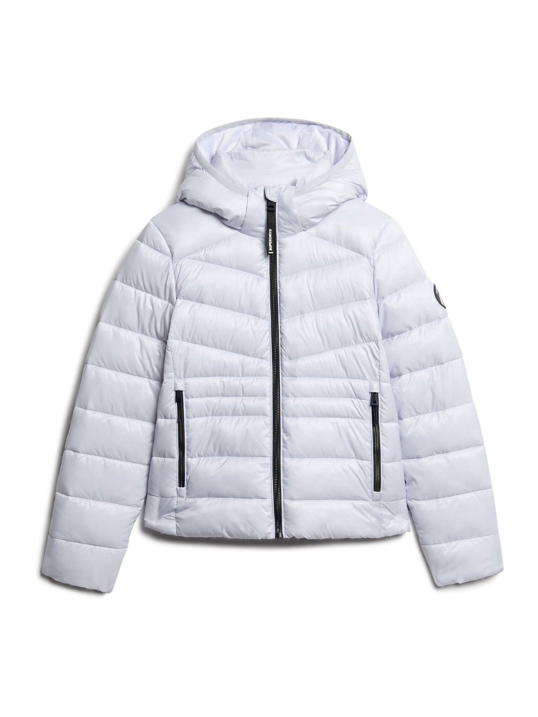 Kaufe Sie Iced Purple Superdry Fuji Steppjacke mit Kapuze bei Next Deutschland