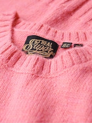 Superdry Pink Essential Crew Neck Jumper - Image 5 of 5