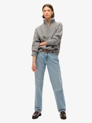 Superdry, Essential, Pullover mit halbem Reißverschluss - Bild 4 von 8