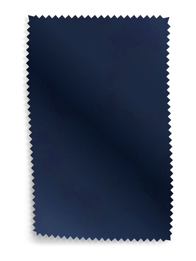 MADE.COM Navy Blue Matt Velvet Swatch - Image 1 of 2