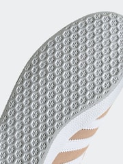 adidas Originals Pink/White Gazelle Trainers - Image 13 of 13
