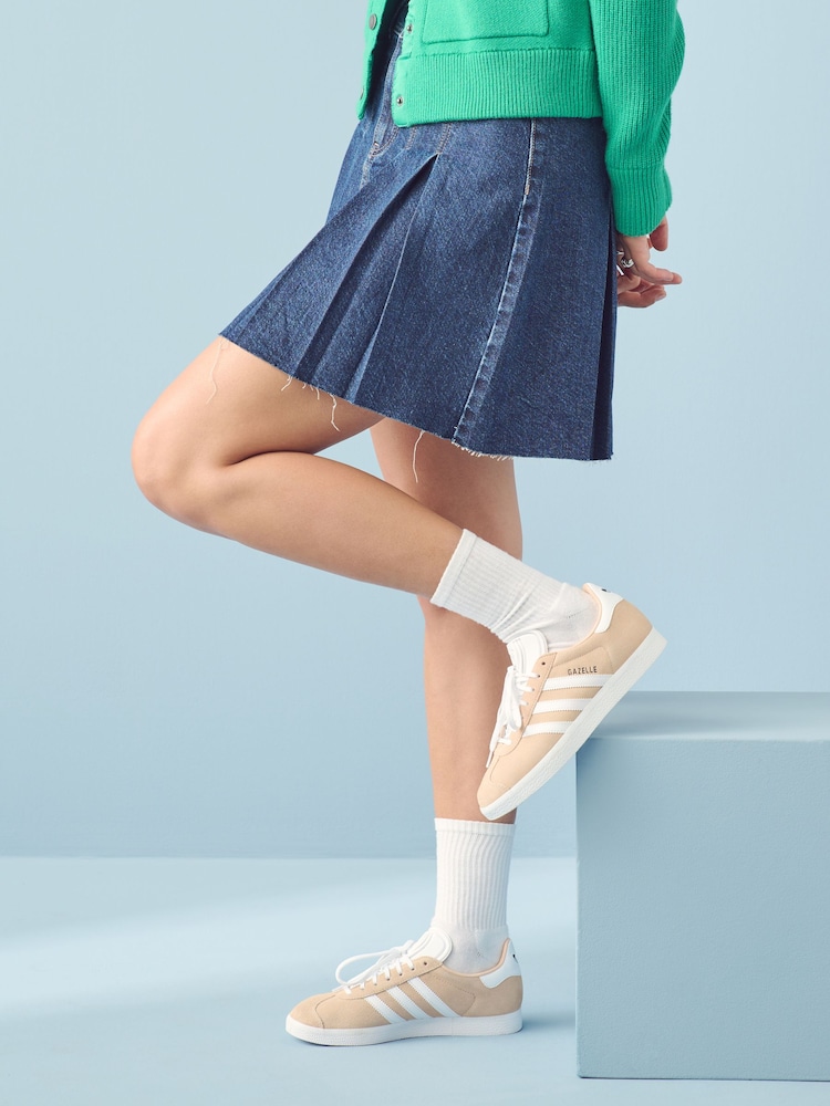 Buy adidas Originals Pink/White Gazelle Trainers from the Next UK