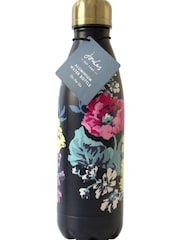 Joules Navy Floral Water Bottle - Image 1 of 2