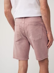 Pink Garment Dye Denim Shorts - Image 2 of 8