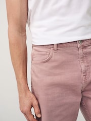 Pink Garment Dye Denim Shorts - Image 3 of 8