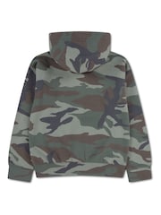 Abercrombie & Fitch Green Logo Full Zip Hoodie - Image 2 of 3