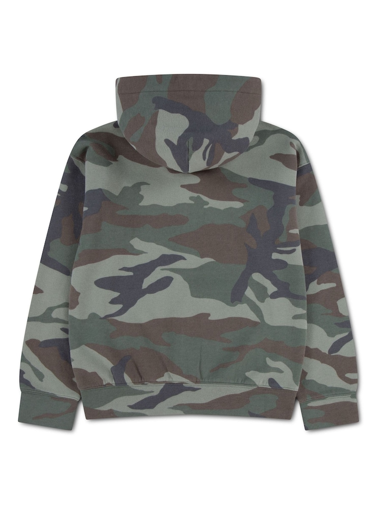 Abercrombie & Fitch Green Logo Full Zip Hoodie - Image 2 of 3