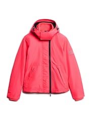 Superdry Hyper Fire Pink Hooded Mountain Windbreaker Jacket - Image 4 of 6