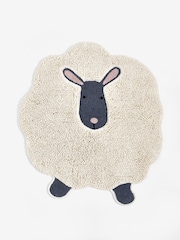 Grey Sheep 100% Cotton Bath Mat - Image 4 of 4
