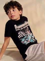 Abercrombie & Fitch Black City Car T-Shirt - Image 1 of 4