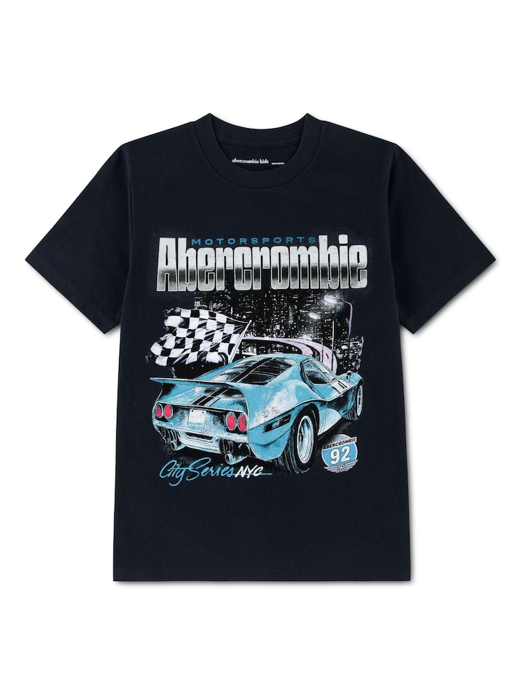 Abercrombie & Fitch Black City Car T-Shirt - Image 2 of 4 Abercrombie & Fitch Black City Car T-Shirt - Image 2 of 4