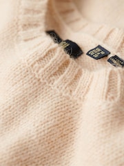 Superdry Shadow Pale Pink Essential Crew Neck Jumper - Image 4 of 4