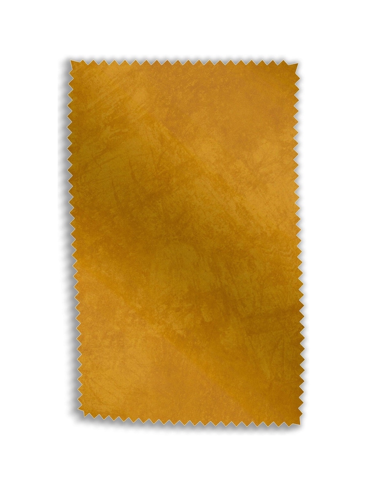 Soft Velvet Ochre Yellow Wilson II Highback Armchair - Image 6 of 6