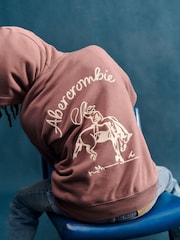 Abercrombie & Fitch Brown Saddle Up Pullover Hoodie - Image 2 of 6