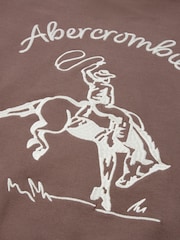 Abercrombie & Fitch Brown Saddle Up Pullover Hoodie - Image 5 of 6