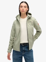 Superdry Seagrass Green Hooded Classic Trekker Jacket - Image 1 of 5