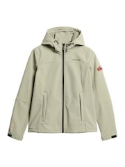 Superdry Seagrass Green Hooded Classic Trekker Jacket - Image 3 of 5