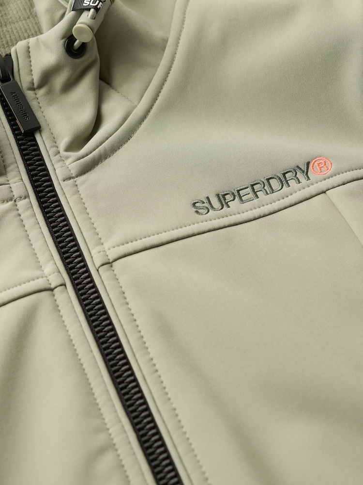Superdry Seagrass Green Hooded Classic Trekker Jacket - Image 5 of 5