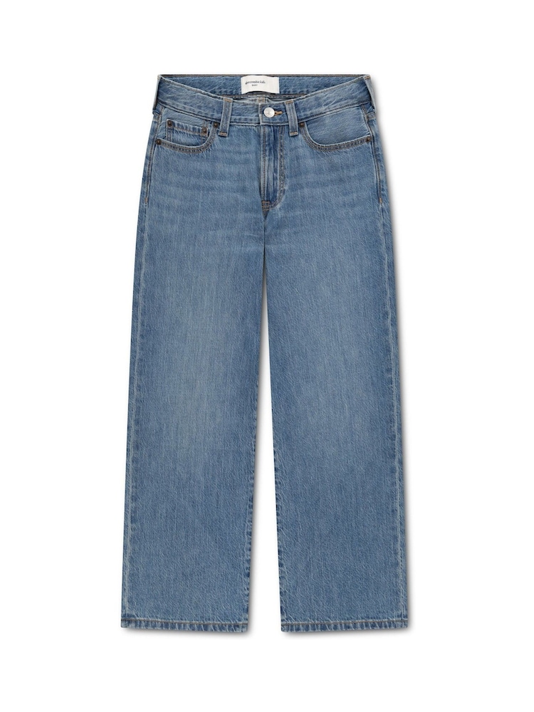 Abercrombie & Fitch Blue Baggy Fit Jeans - Image 1 of 4 Abercrombie & Fitch Blue Baggy Fit Jeans - Image 1 of 4