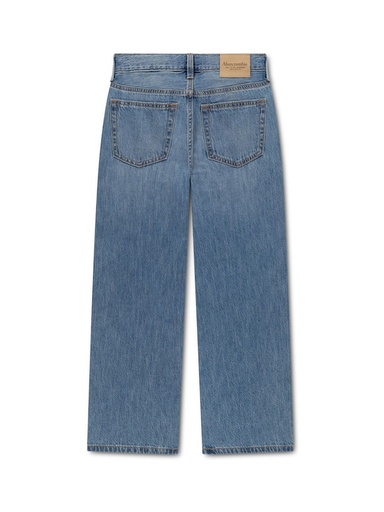 Abercrombie & Fitch Blue Baggy Fit Jeans - Image 2 of 4 Abercrombie & Fitch Blue Baggy Fit Jeans - Image 2 of 4