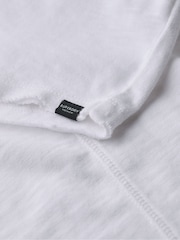Optisch-Weiss - Superdry Langarm-Oberteil aus 100 % French-Terry-Baumwolle - Bild 4 von 4
