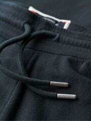 Superdry Eclipse Navy Athletic Stripe Flare 100% Cotton Joggers - Image 8 of 8