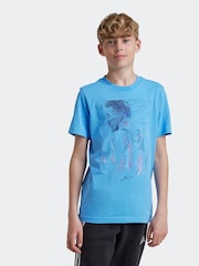 adidas Messi Football Graphic Print 100% Cotton T-Shirt - Bild 1 von 6