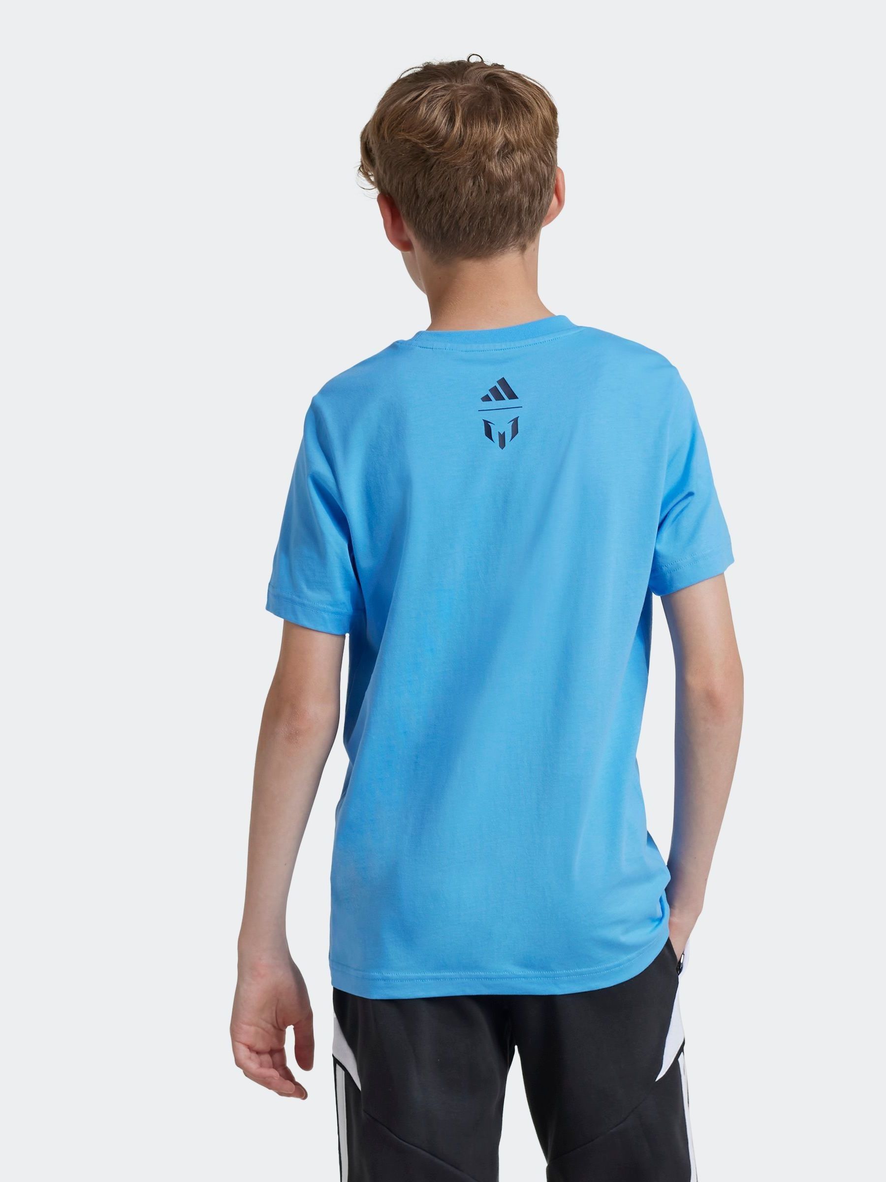 Pale blue adidas t shirt online