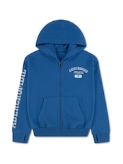 Azul - Sudadera con capucha y cremallera completa Abercrombie & Fitch Y2K - Imagen 1 de 4