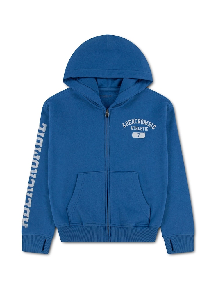 Azul - Sudadera con capucha y cremallera completa Abercrombie & Fitch Y2K - Imagen 1 de 4 Azul - Sudadera con capucha y cremallera completa Abercrombie & Fitch Y2K - Imagen 1 de 4