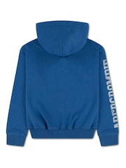Azul - Sudadera con capucha y cremallera completa Abercrombie & Fitch Y2K - Imagen 2 de 4