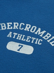 Azul - Sudadera con capucha y cremallera completa Abercrombie & Fitch Y2K - Imagen 3 de 4