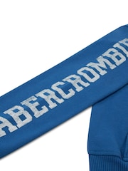 Azul - Sudadera con capucha y cremallera completa Abercrombie & Fitch Y2K - Imagen 4 de 4