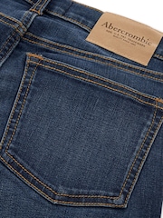 Abercrombie & Fitch Blue Straight Fit Jeans - Image 3 of 3