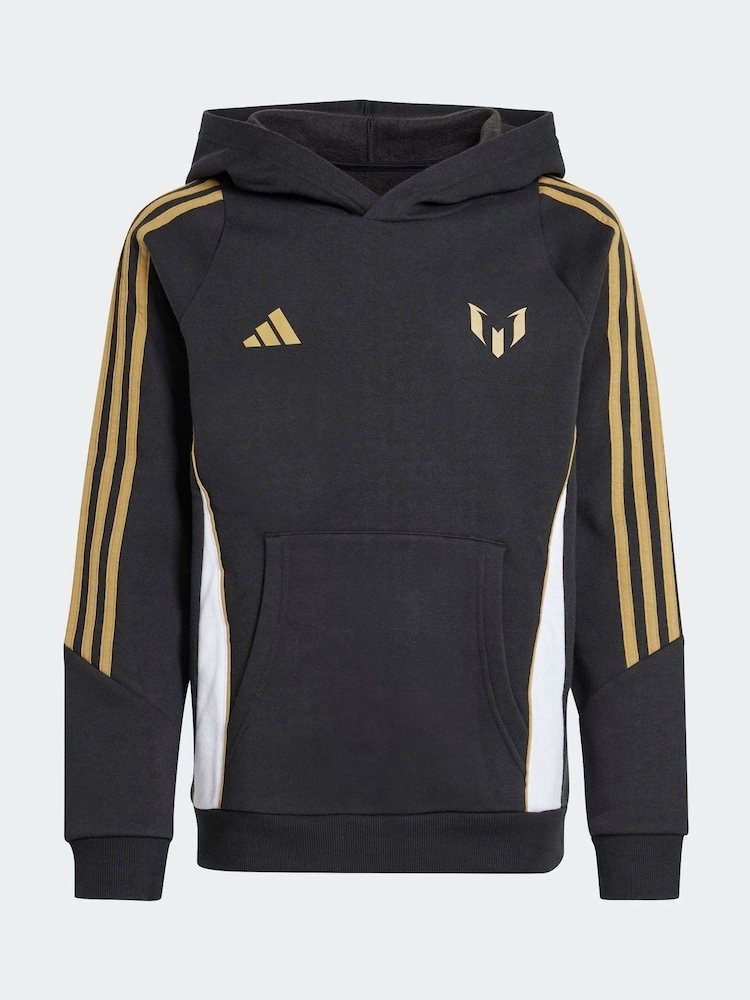 adidas Black/White Messie Hoodie - Image 1 of 5