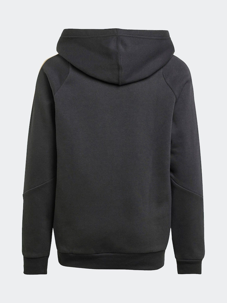 adidas Black/White Messie Hoodie - Image 2 of 5