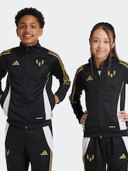 adidas Black/White Messi Tracksuit Track Top - Image 1 of 8
