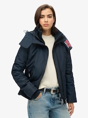 Superdry Eclipse Navy Hooded Mountain Windbreaker Jacket - Image 1 of 5